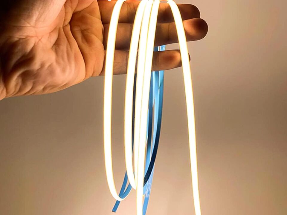 Jupiter 3000K Gün Işığı 24 Volt İç Mekan  COB. LED Metrede 320 Led LE213 G