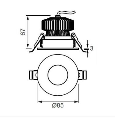 Jupiter 11 Watt Led'li Spot - LS457