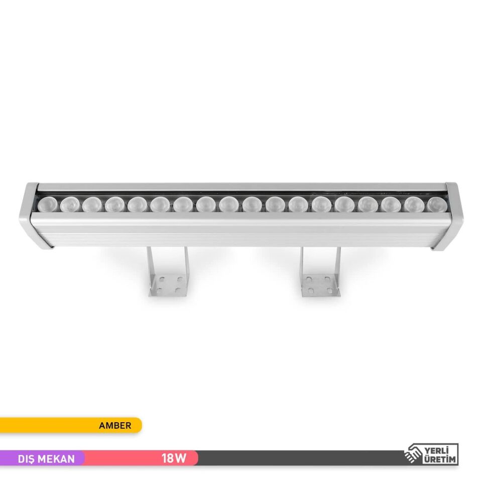 ACK 18W Led WallWasher Amber Işık AT20-01883