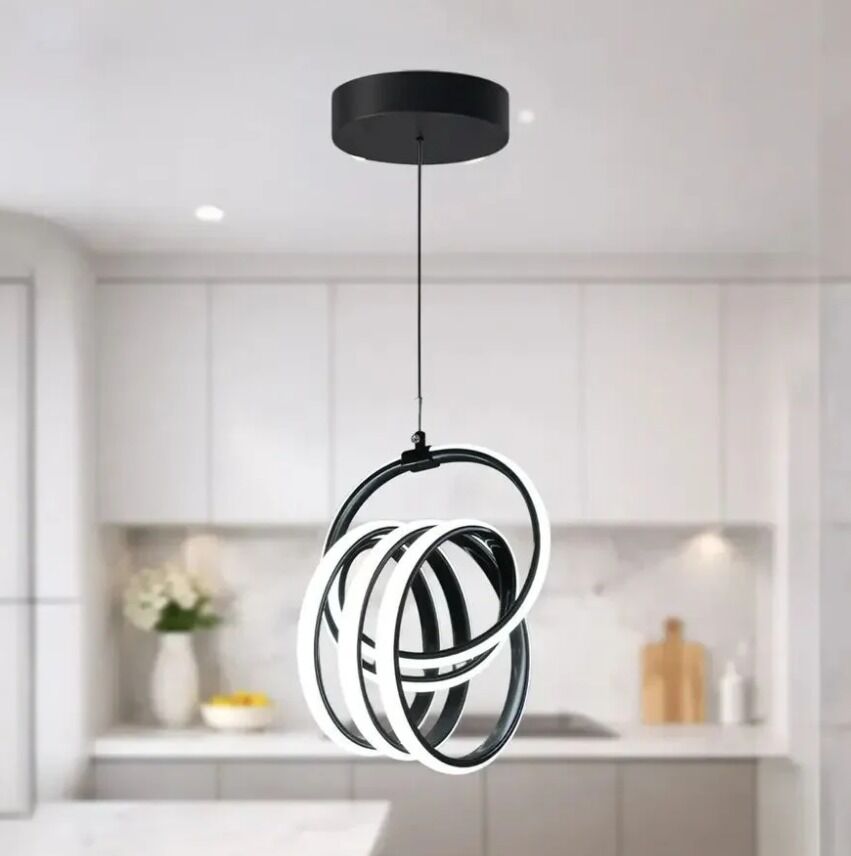 Nord Light Büyük İmza Led Avize Siyah NL-1009