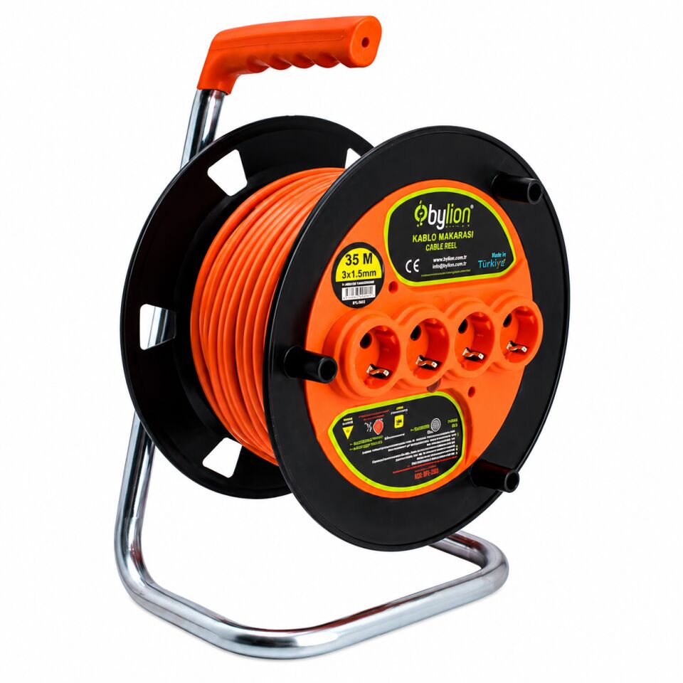 Bylion Plastik Makara 30 M 3x2,5 MM TTR Kablo