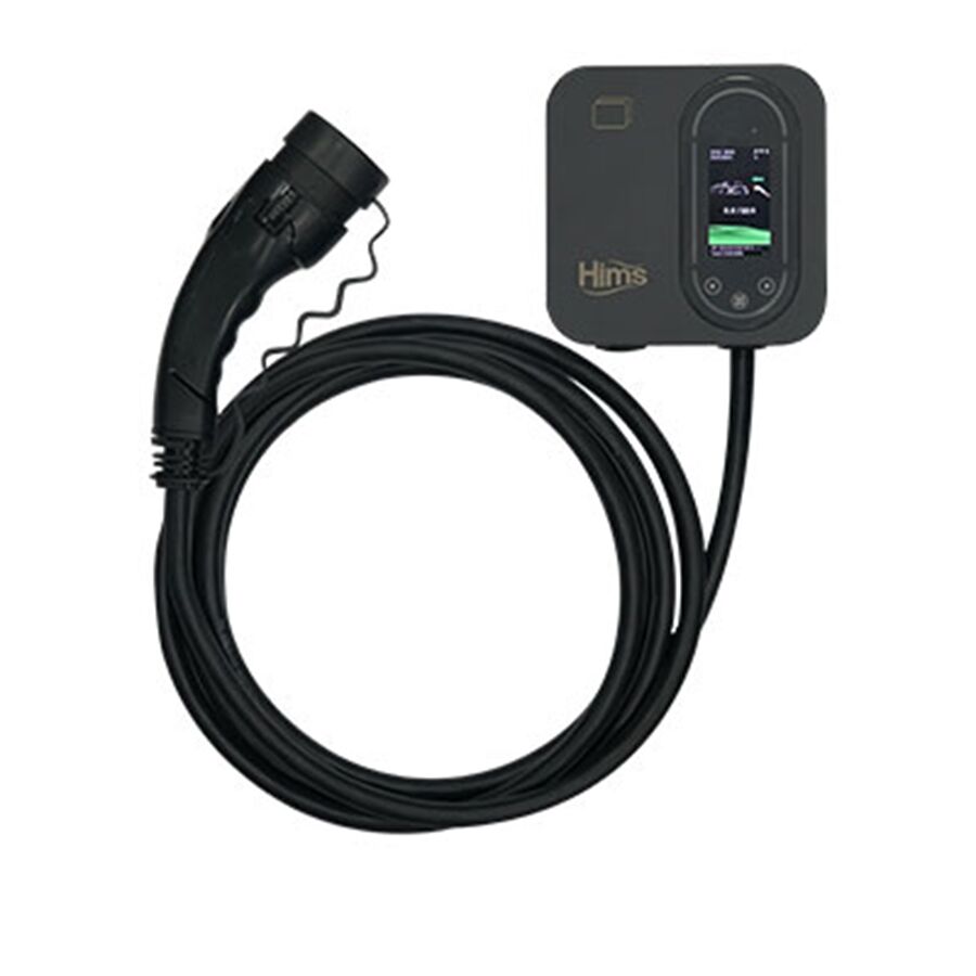 Hims HCDKS-22 Siyah 22kW 5m Kablolu Smart Elektrikli Araç Şarj İstasyonu