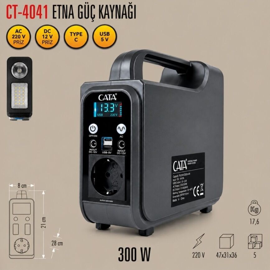 Cata  Etna Güç Kaynağı 20 Amper Ct-4041