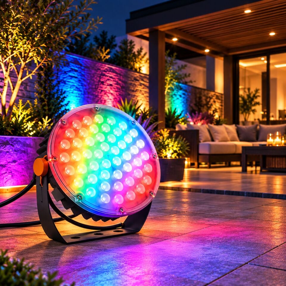 ACK 50W RGB Yuvarlak Projektör AT62-35092