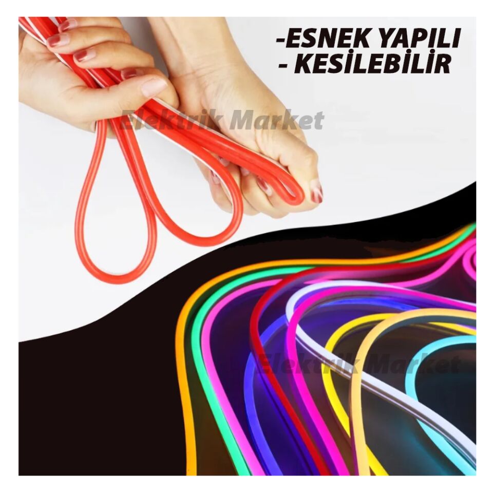 Cata 12V Mavi Işık Neon Led Hortum CT-4455M