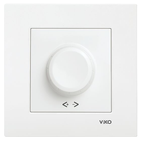 Viko Karre Rotatif Dimmer - Beyaz (600W) RL (Çerçeve Hariç) 90967047